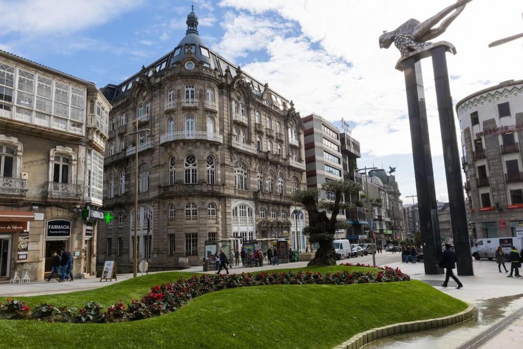 Centrico Duplex De Lujo En Vigo. Apartment Bagian luar foto